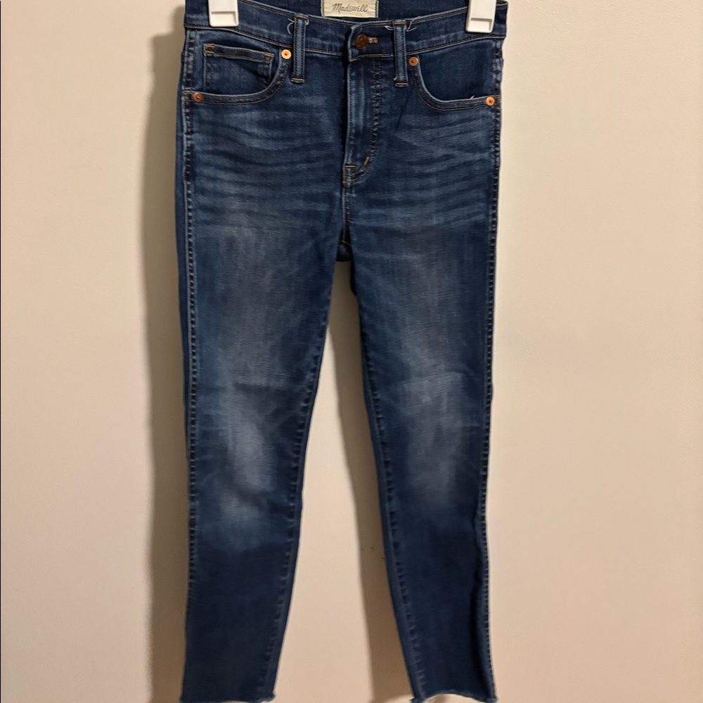 Madewell 10” high rise skinny jean size 25
